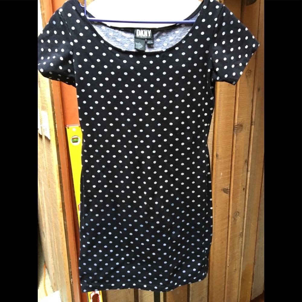 Cute little DKNY polka dot dress!